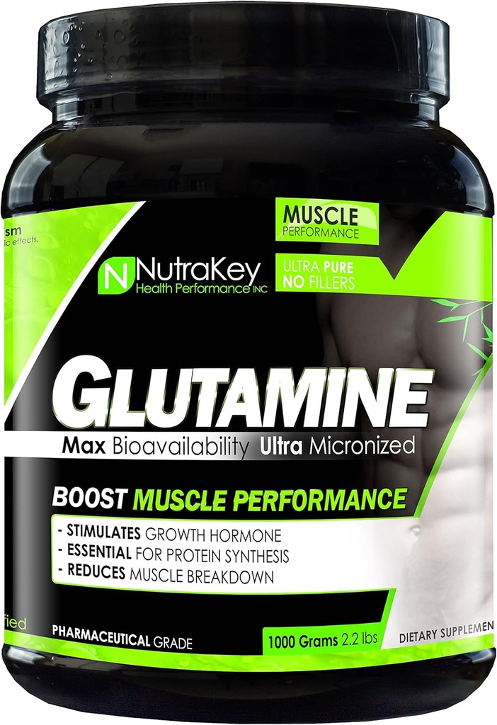 NutraKey L-glutamiini 1000 gram