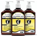 BAXYL Liquid Hyaluronic Acid Supplement - Luonnollinen sitruunahappo, Kalium Sorbaatti Ainesosat Formuloitu Makuton Sirup - Tarjoa terve Cartilage & Bone Formation - 3 pullot 6 Fl Oz