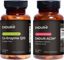 Endurance Products Co-Enzyme Q10 har CoQsol-CF en mycket löslig och låg Flush Niacin
