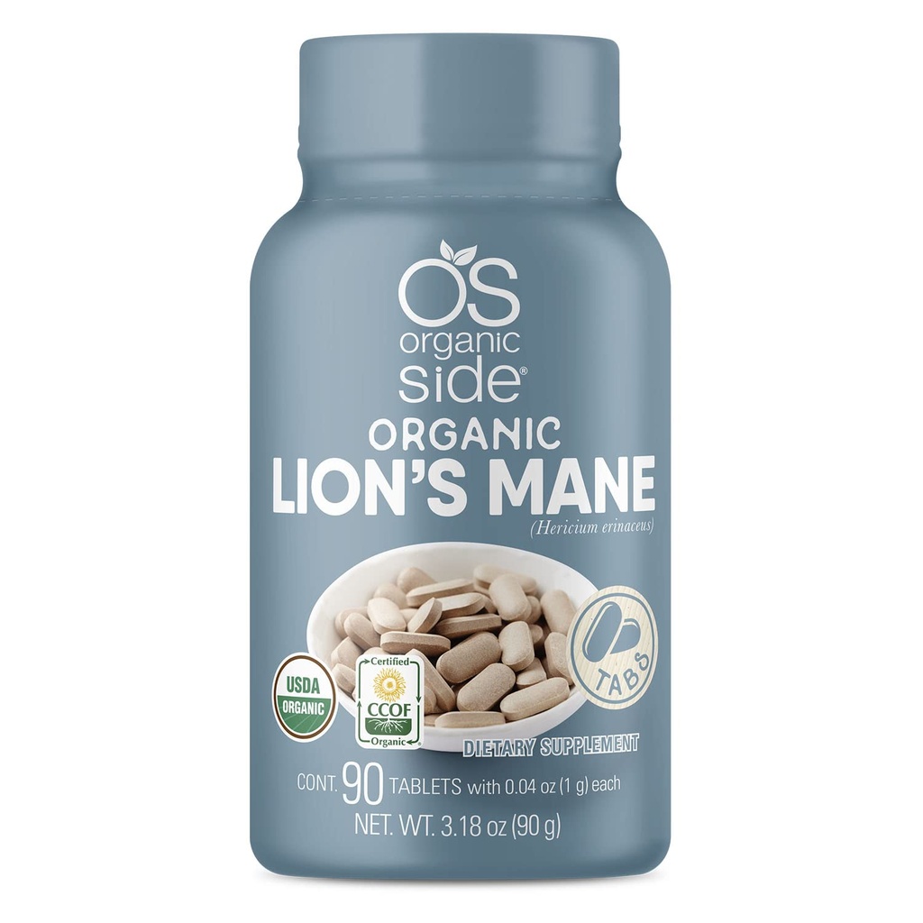 Lions Manes Mane Tabletit 100% Pure Organic 