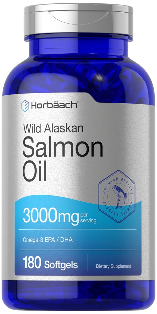 Horbäach Wild Alaskan Salmon Fish Oil 