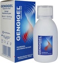 Gengigel Hyaluronic Acid Mouthrinse (300 ml), oraalihoitoratkaisu Gum Healthille, vähentää epämukavuutta, auttaa lievittämään Gum-depressiota ja ientulehdusta, ei alkoholia tai SLS:ää, Vegan & Kosher