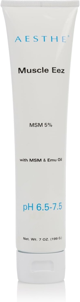 Aesthe Lihas EEZ nivelen ja lihasten Recovery Gel - rauhoittava geeli 5% MSM & Emu öljyä hyvinvointi - luonnollinen kasvitieteellinen Formula Aloe Vera - terapeuttinen geeli lihakset, nivelet, kannat - 7 oz