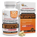 Platinum Health Alpha Lipoic Acid for Neuropatia Nerve Pain Support, Supplement, B-vitamiinit, L Arginiini, Kaikki Natural Maximum Strength Neuropaquell for Discomt in Jalat, Käsi, Varpaat,120 kapselia,800mg