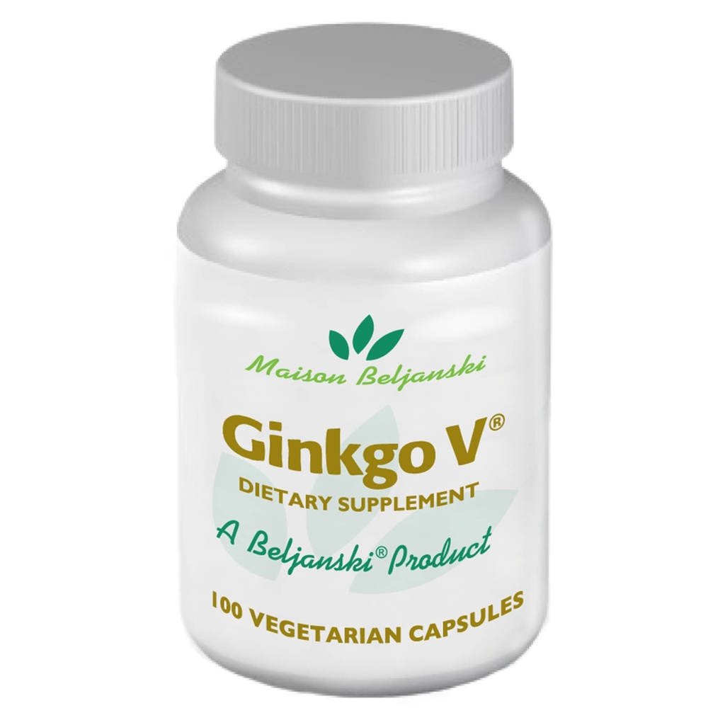 Beljanski® - Tuotteet - Ginkgo V® - Ginkgo Biloba Extract - 100 kapselia