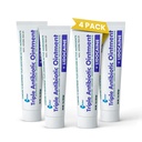 Globe (4-Pack) Lidocaine First Aid Antibiotic Ointment 1 Oz - Maximal styrka smärtlindring och infektionsskydd - Numbs Skin snabbt med lidokain - Nödanvändning och infektionsskydd