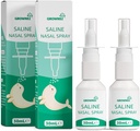 GROWNSY Baby Saline Nasal Spray, 2 PCS Natural Nasal Spray Xylitol, ei-alkoholi, välitön helpotus nenän ruuhkautumista ja päivähoito