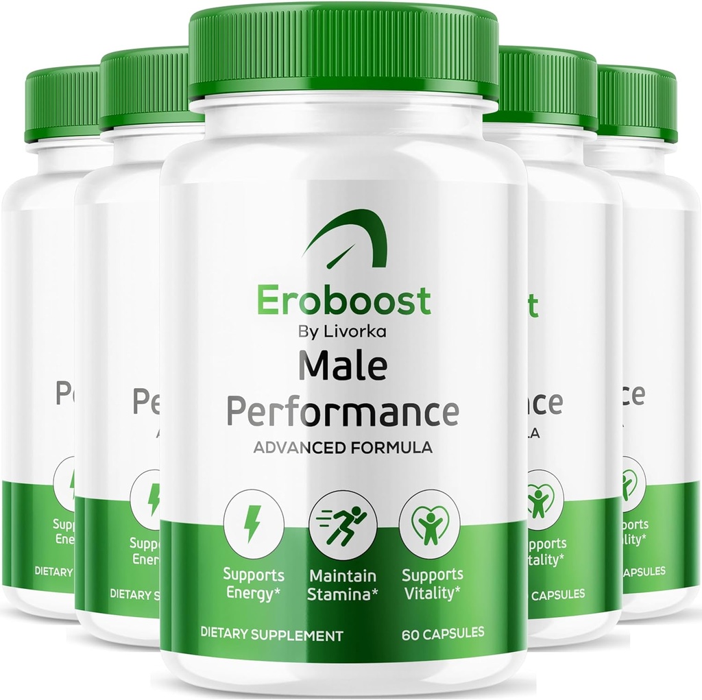 (5 pakkaus) Eroboost täydentää miesten - viralliset Ero Boost pillereitä, EroBoost tuki kapselit, EroBoost Advanced Formula, EroBoost täydentää, Ero Boost, 300 kapselia 5 kuukautta