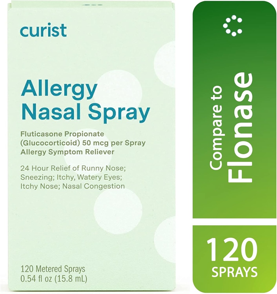 Curist Allergy Spray (120 Spray per flaska) 50 mcg Per Spray - Daglig allergispray