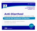 Quality Choice Loperamidi 2 mg Diarrheal 24 Count Softgel