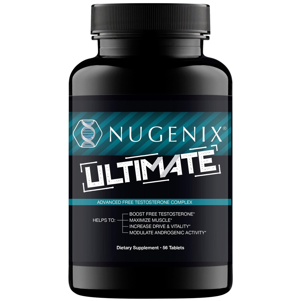 Nugenix Ultimate Free Testosteron Booster Supplement för Män - 56 Count
