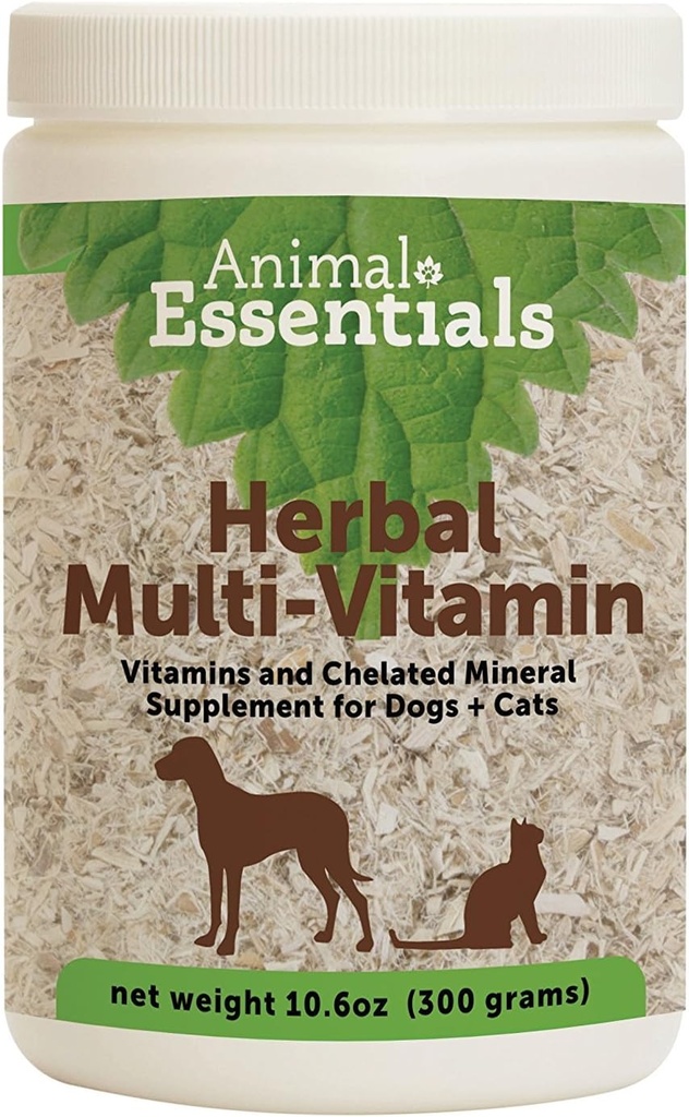 Animal Essentials Herbal Green Alternative Dog och Cat Supplement - 10.6 Ounce Jar (2 pack)