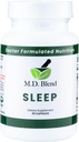 Sleep - Natural Supplement L-Theanine, Ashwagandha, Magnesium, Valerian Root, Melatoniini - Non-Habit Formulation Formula Syvä uni & nuorentavat Lepo - 90 kapselia