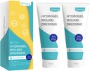 Dimora 2 pakkausta 6oz Hydrogel ensiapu voide, polta Injory rauhoittava geeli, ihon korjaus kerma hätäpoltto, postoperatiivisten viiltoja, mustelmia, Debridement haavojen hoito