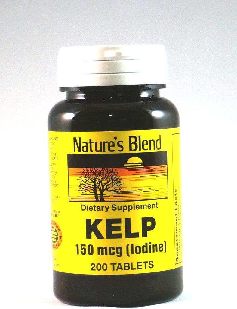 Luonnon Blend Kelp 150 mikrog (jodi) 200 tablettia