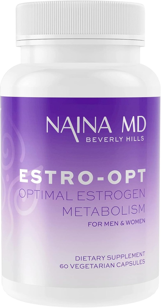 Estro-Opt Estrogeenin estoaine miehille/naisille, teini-ikäisille, tukee hormonitasapainoa, PCOS & menopaussioireita, parantaa testosteronia, iho-ongelmia, IC3, DIM, w/BioPerine
