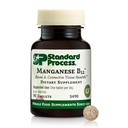 Standard Process Mangaani B12 - Tukee luun ja kudoksen terveyttä - Hemoglobiinin muodostumista tuki - Gluteeniton, ei-meijeri & ei-soy - 90 tablettia (90 tarjoilua)
