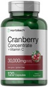 Horbäach Cranberry Concentrate Extract pillereitä + C-vitamiinia 30 000 mg . 120 kapselia.