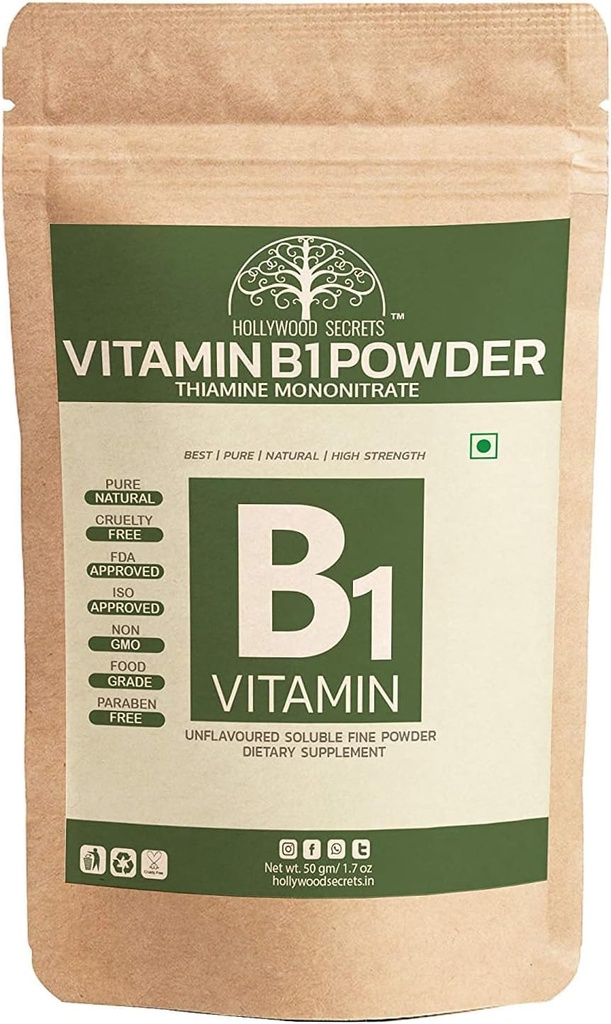 B1-vitamiini Tiamiinimononitraattijauhe 50gm