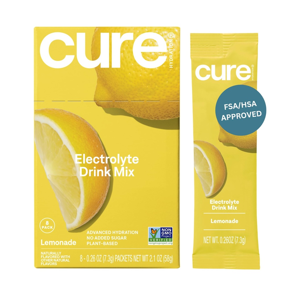 Cure Hydration ... Kasvipohjainen Elektrolyyttijuoma Mix... Ei lisättyä sokeria...