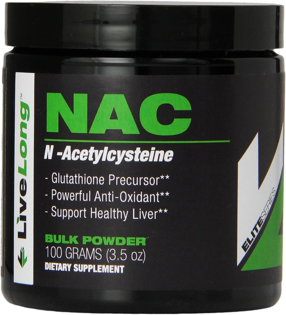 Puhdas N-asetyyli-L-kysteiini (NAC) Jauhe, Maksan terveys ja solujen tuki,Bulk lisäravinteet, NAC kehonrakennus ja yleinen hyvinvointi ja antioksidantti tukee Glutationi, 3.5 Oz (Pakkaus toukokuussa Vary)