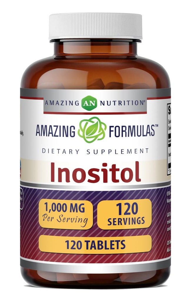 Hämmästyttävä Formula Inositoli Tabletit Supplement ... 1000 Mg per tarjoilu... B8-vitamiini...