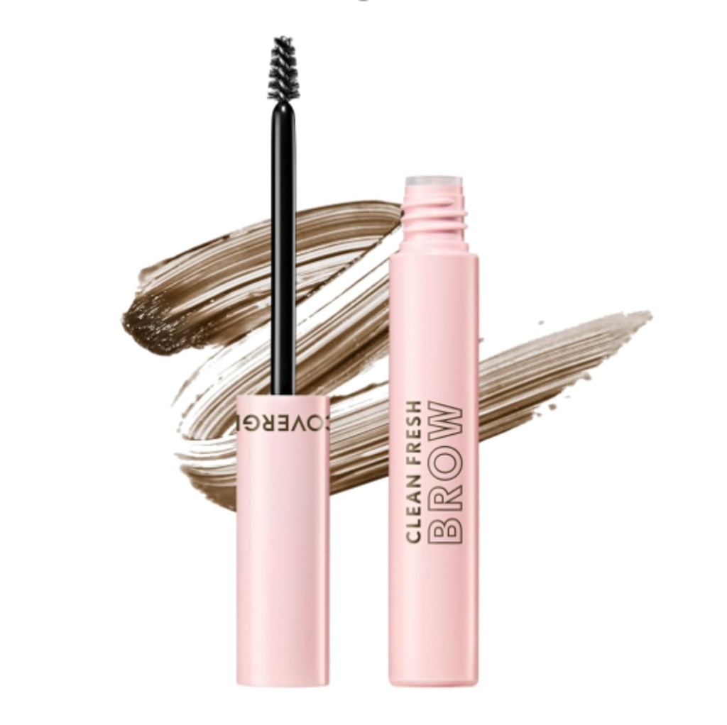 CoverGirl Clean Fresh Brow, 500 Medium Brown, Eyebrow Gel, Long-Lasting, Vegan Formel, Natural Looking, Lätt att Applicera, Smudge, 0.18oz