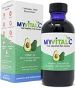 MyVitalC Organic Avocado Oil - Pure ESS60 Antioxidant Supplement - Kan hjälpa till med anti-aging, livslängd, sömn, mer energi - Prestanda - 120ML