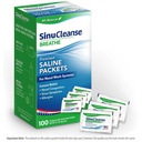 SinuCleanse Pre-Mixed Saline Packets för Sinus Rinse och Nasal Irrigation Systems, 100 Count, Made in USA, All-Natural, Pharmaceutical Grade och PH Balanced
