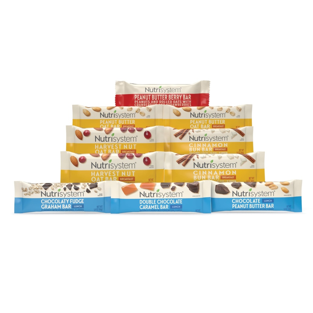Nutrisystem® Breakfast ja Lounasbaari Variety Pack, auttaa tukemaan painonlaskua - 10