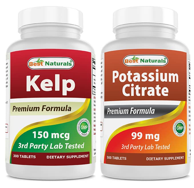 Kelp Supplement 150 Mcg & Kaliumsitraatti 99mg