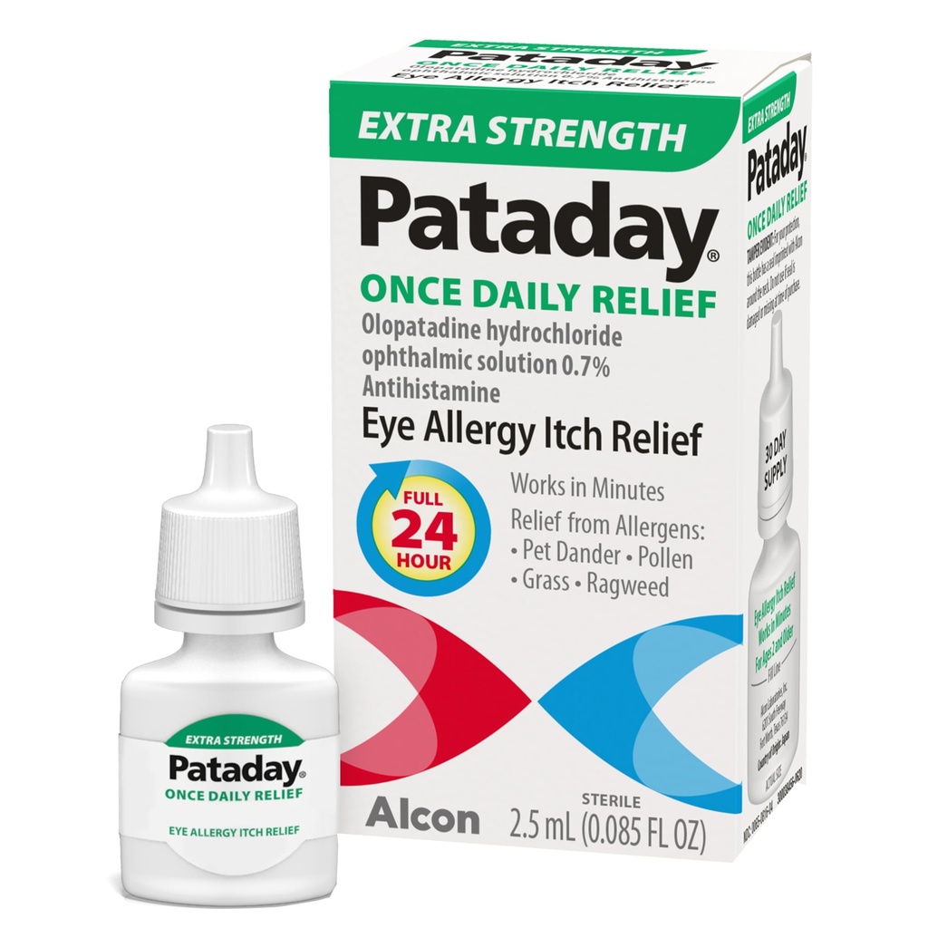 Pataday kerran päivässä Relief Extra Strength Relief, 2,5 ml (pakkaus 1)