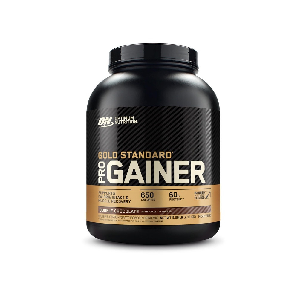 Optimum Nutrition GS Pro Gainer Weight Gainer Protein Powder, Double Chocolate, 5,09 Pounds (Packaging May Vary)