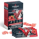 TITANIUM Energy Chews for Running, Pyöräily - Plant-Based Natural Endurance Energy Gummies to Re Fuel - Energy Supplements - Preworkout Välipala Bloks - Nopeampi kuin energia geelit - Ei kofeiini - 8 Count