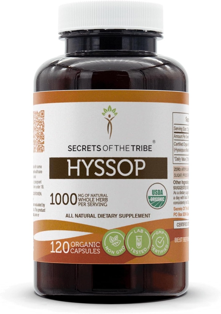 Heimo Hyssopin salaisuudet USDA Organic Capsules 