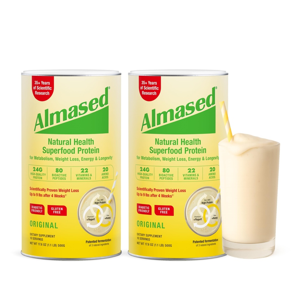 Almased moniproteiinijauhe 17,6 OZ (Pakkaus 2)