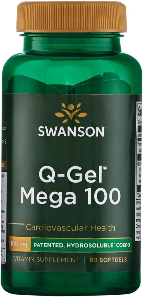 Swanson Q-Gel Mega 100 100 Milligrammaa 60 Sgels