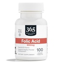 365 av Whole Foods Market, Folic Acid 800 MCG, 100 CT