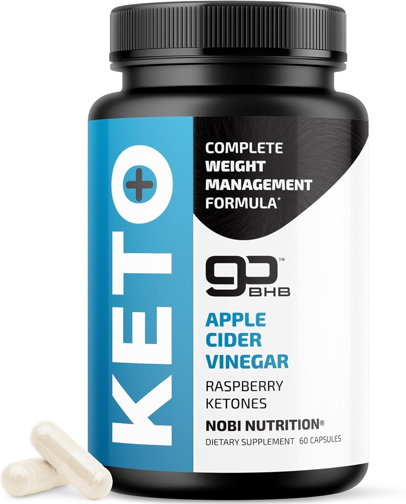Keto pillereitä omenaviinietikka, Äiti & BHB 1000 mg GoBHB eksogeeniset ketonit ja vadelmaketonit aineenvaihduntaa varten, Ketoosi & ACV Keto ruokavaliota Tuki ... Gluteeniton lisäravinteet 60 kapselia