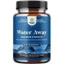 Water Away Herbal Diuretic pillerit High Strength - Nesteen säilytystä täydentää kanssa Voikukka Leaf Extract & Green Tea for Bloating Relief for Women & Men - kapselit jalka & jalkojen turvotus - 90