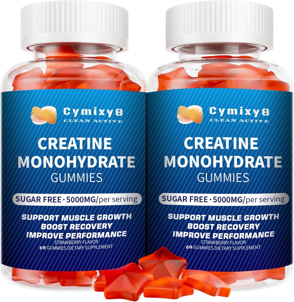 Kreatiini Monohydraatti Gummies for Men & Women 120Count