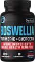Boswellia Serrata - Blended Turmeric, Quercetin, Citrus, Ginger, White Willow, Alfalfa - Stödbrosk, Immune & Body Health - 120 kapslar