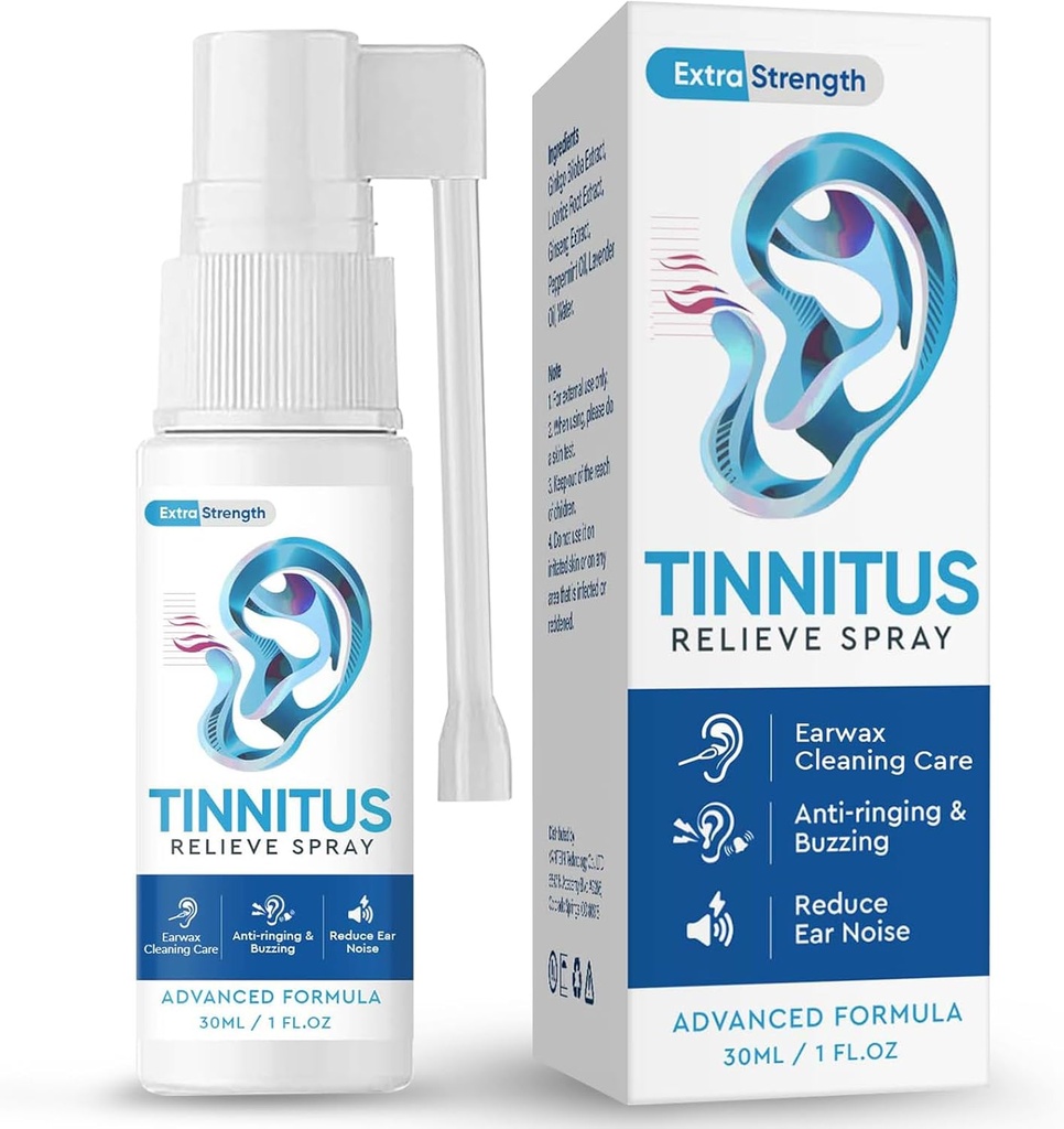 TUHIMO Tinnitus Relief for Ringing Ears, Tinnitus Relief Ear Drops,Reduce Ear Noise & Improve Hearing, 30ml