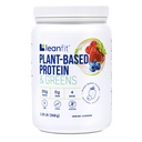 LeanFit Plant-Based Protein & Greens, Natural Berry, 20g Protein, 19 Servings, 1,25 punta