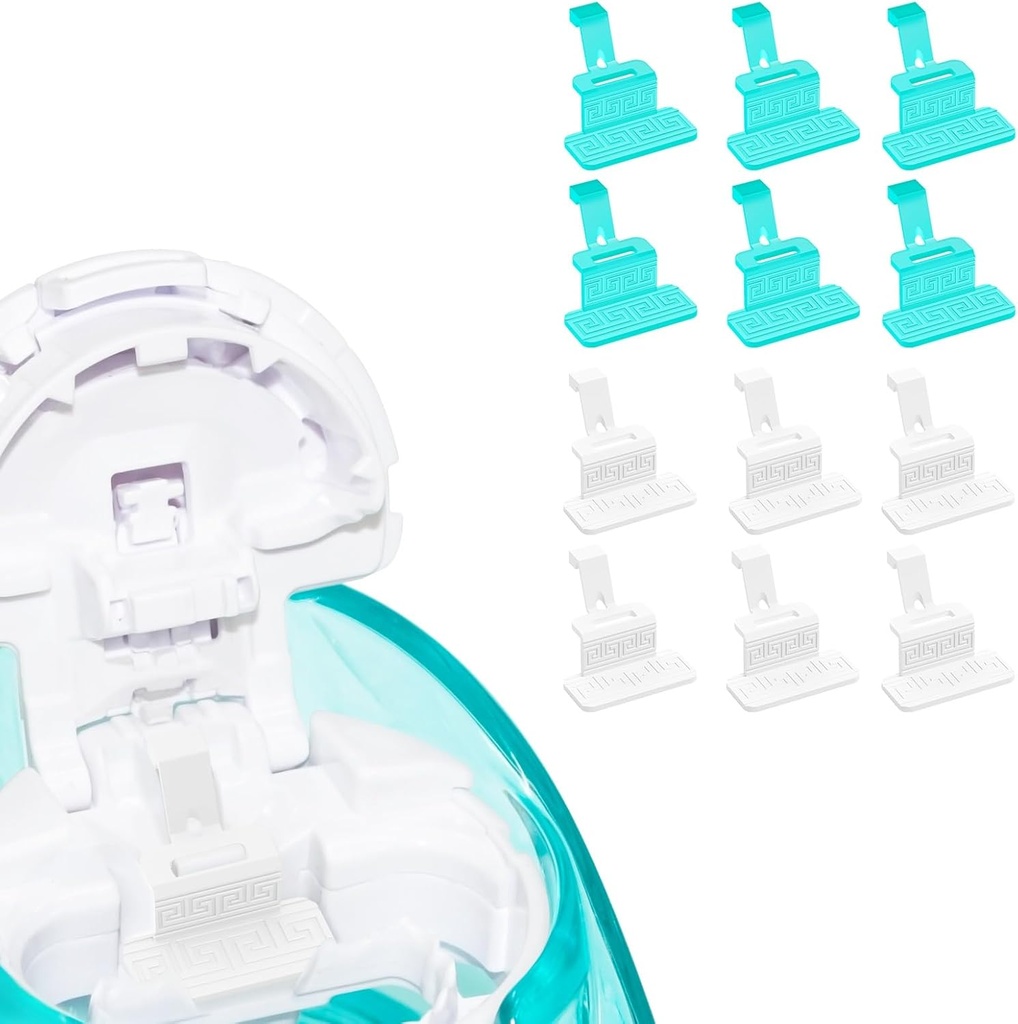 FireAnt Silicone Salt Pads Täyttää yhteensopiva Navage Nasal Care, Uudelleenkäytettävät suojakapselit korvaavat tarvikkeet, helppokäyttöinen (12 pakkaus - valkoinen 6 + sininen 6)