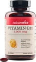 NatureWise Vitamin B12 1000 mcg - Kosttillskott för att stödja energimetabolism, Mental Clarity, Nervous System Health - Easy-to-Swallow, Soy & Gluten-Free, Non-GMO - 360 Count[1-Year Supply]