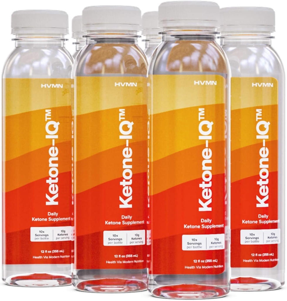 Ketone-IQ - Få din bränsle från Ketones Ingen socker, ingen salt, ingen koffein. 60 portioner Drinkable Ketones för att snabbt höja ketonnivåerna. Ny och förbättrad formulering! (6 ct)