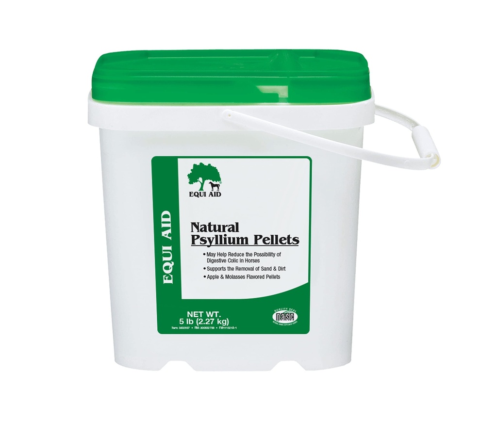 Farnam Equi Aid Natural Horse Psyllium Pellet täydentää hevosille, tukee hiekan ja lian poistaminen Ventral Colon, 5 punta, 16 Scoops
