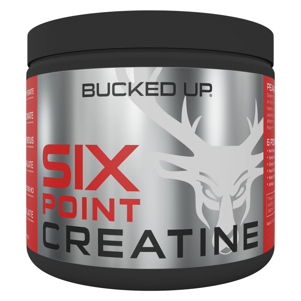 Bucked Up Six Point CreatineTM Kuusi Creatiinityyppiä - miehille ja naisille
