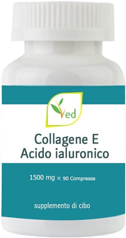 Ultra Pure Collagen 1200 mg & 300 mg Hyaluronic Acid 90 tablettia. 1500 mg / tabletti